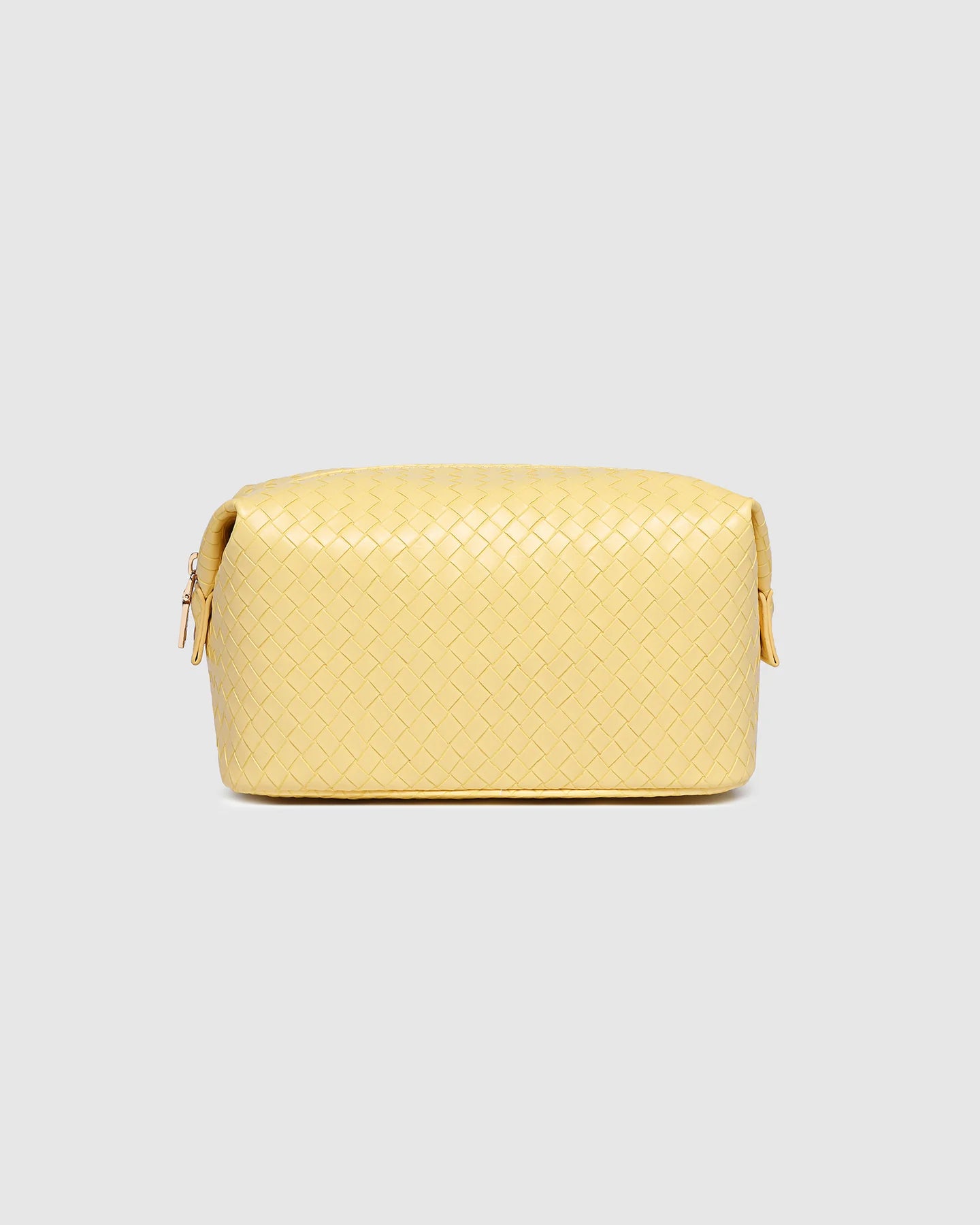 Louenhide Lucinda Woven Cosmetic Case - Butter Yellow