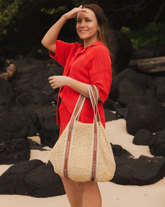 Louenhide Bali Beach Bag - Natural Tan