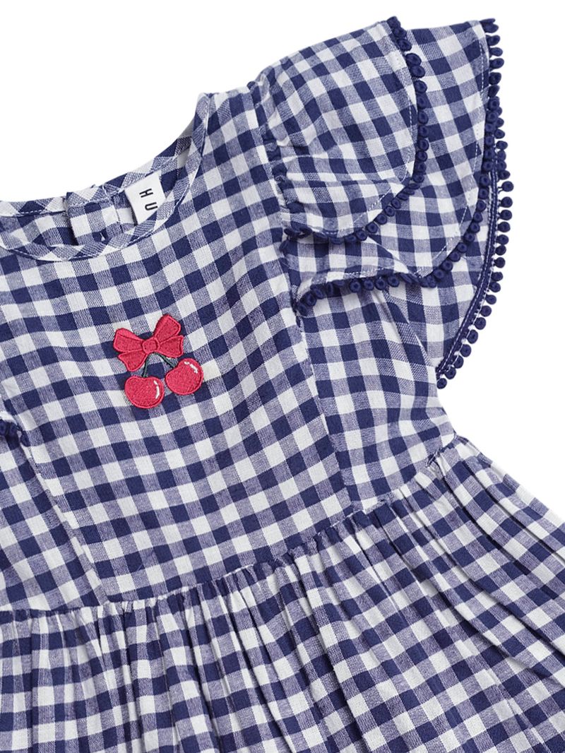Huxbaby Cherry Pie Frill Dress Check