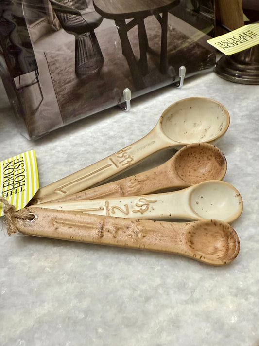 Ceramic Measuring Spoons - Set of 4