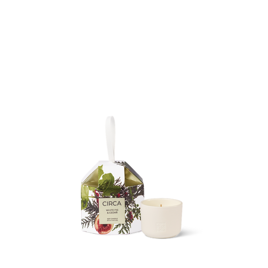 CIRCA - White Fig & Cedar Bauble Soy Candle 70g