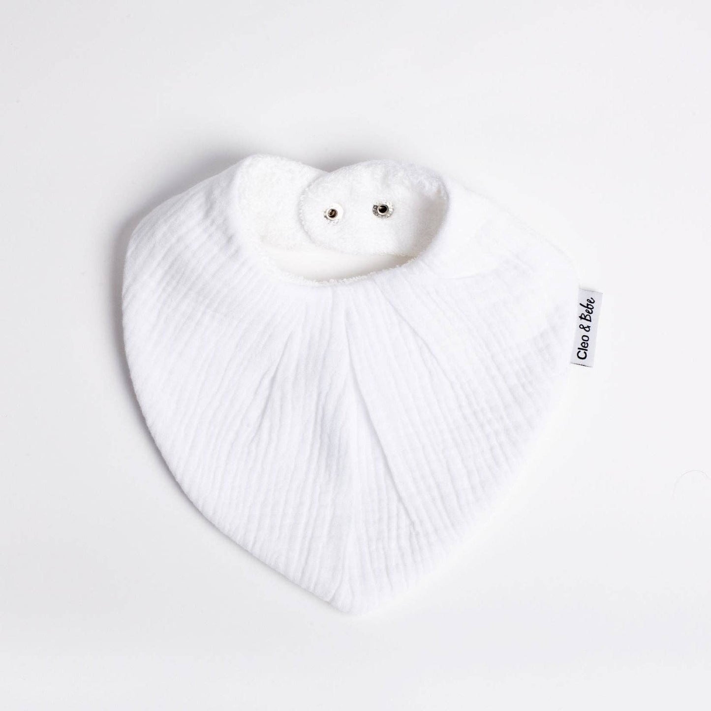 Snow White - Waterproof Bandana Bib