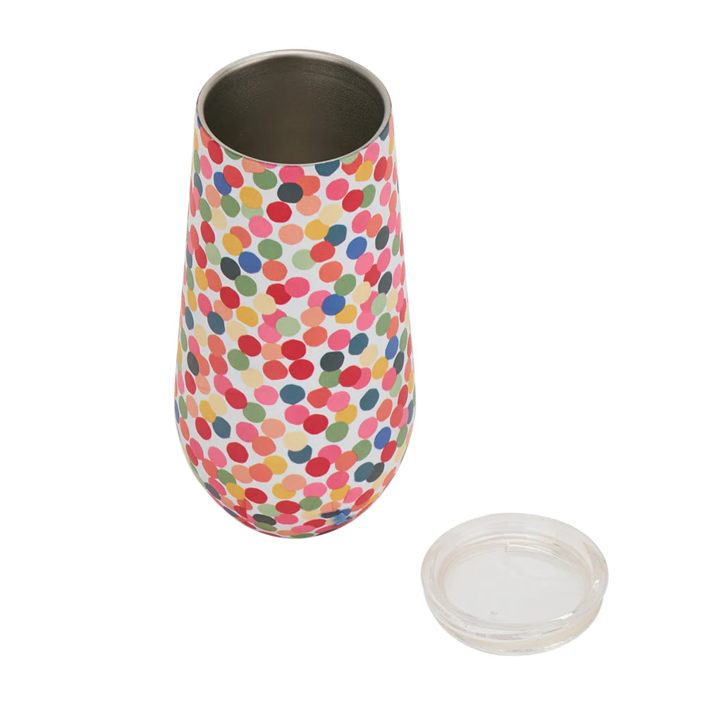 Double Walled Sparkling Tumbler | Confetti