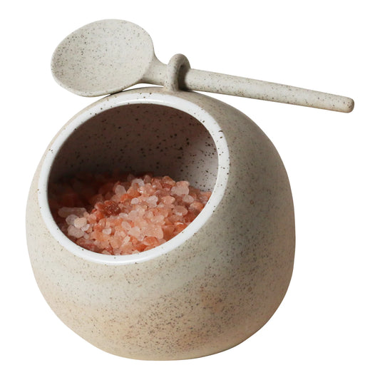 Garden To Table Salt Pig with Spoon