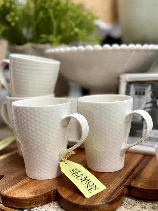 Stockholm White Dots Mug Set of 2
