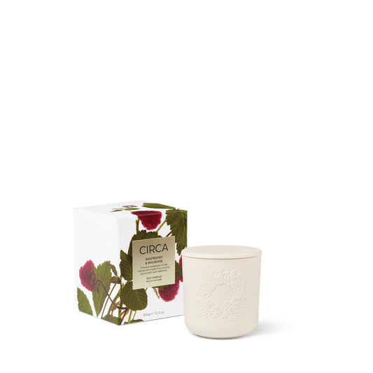 CIRCA - Raspberry & Rhubarb Soy Candle 300g