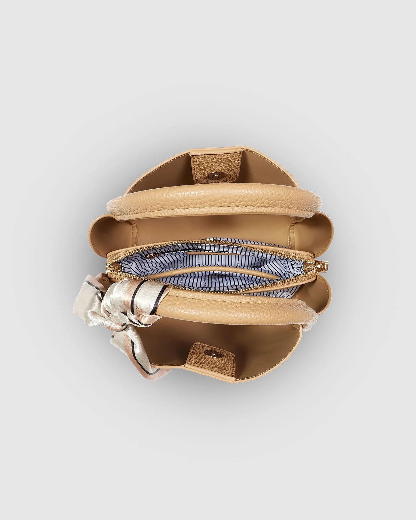 Louenhide Steffie Mini Tote Bag- Biscuit