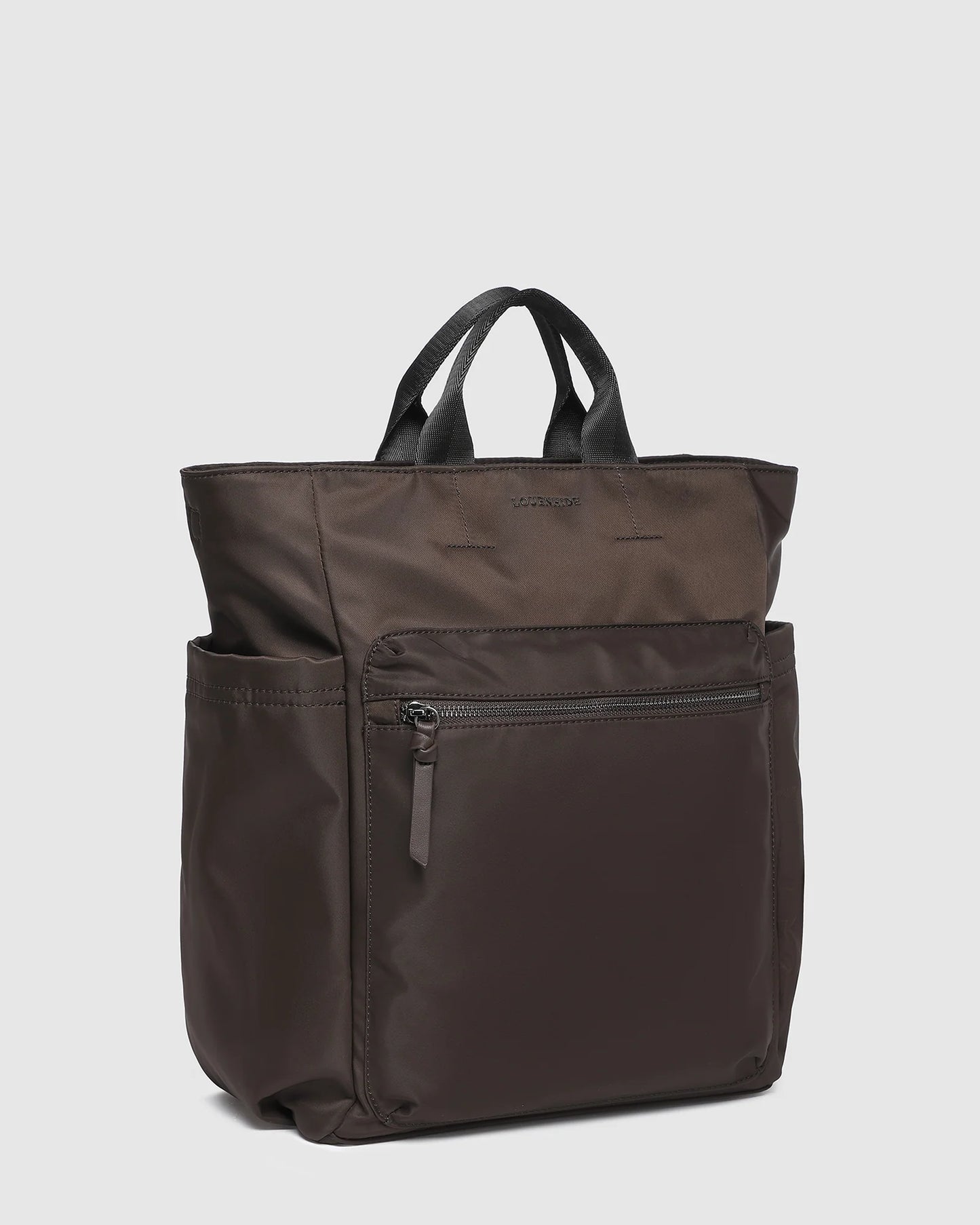 Louenhide Bronx Nylon Backpack - Chocolate