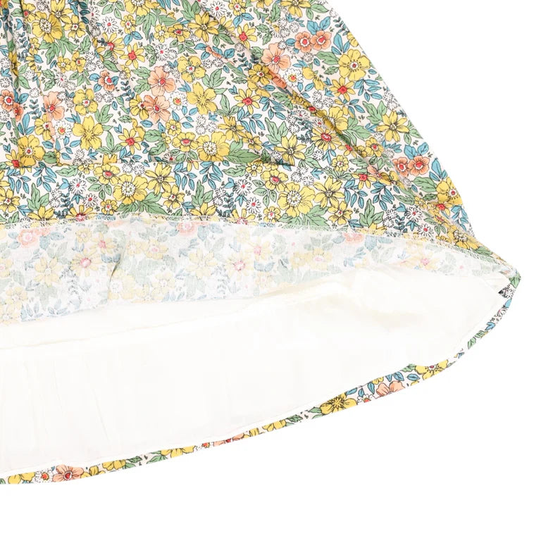 Korango Bold Floral Dress - Yellow