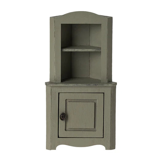 Maileg Mouse Corner Cabinet | Light Green