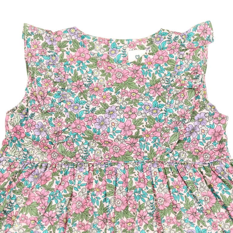 Korango Bold Floral Dress - Pink