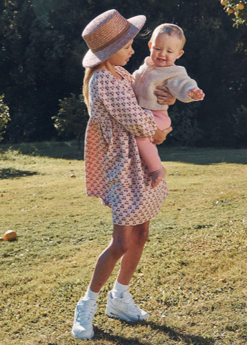 Huxbaby Sprinkles Knit Cardi - Almond