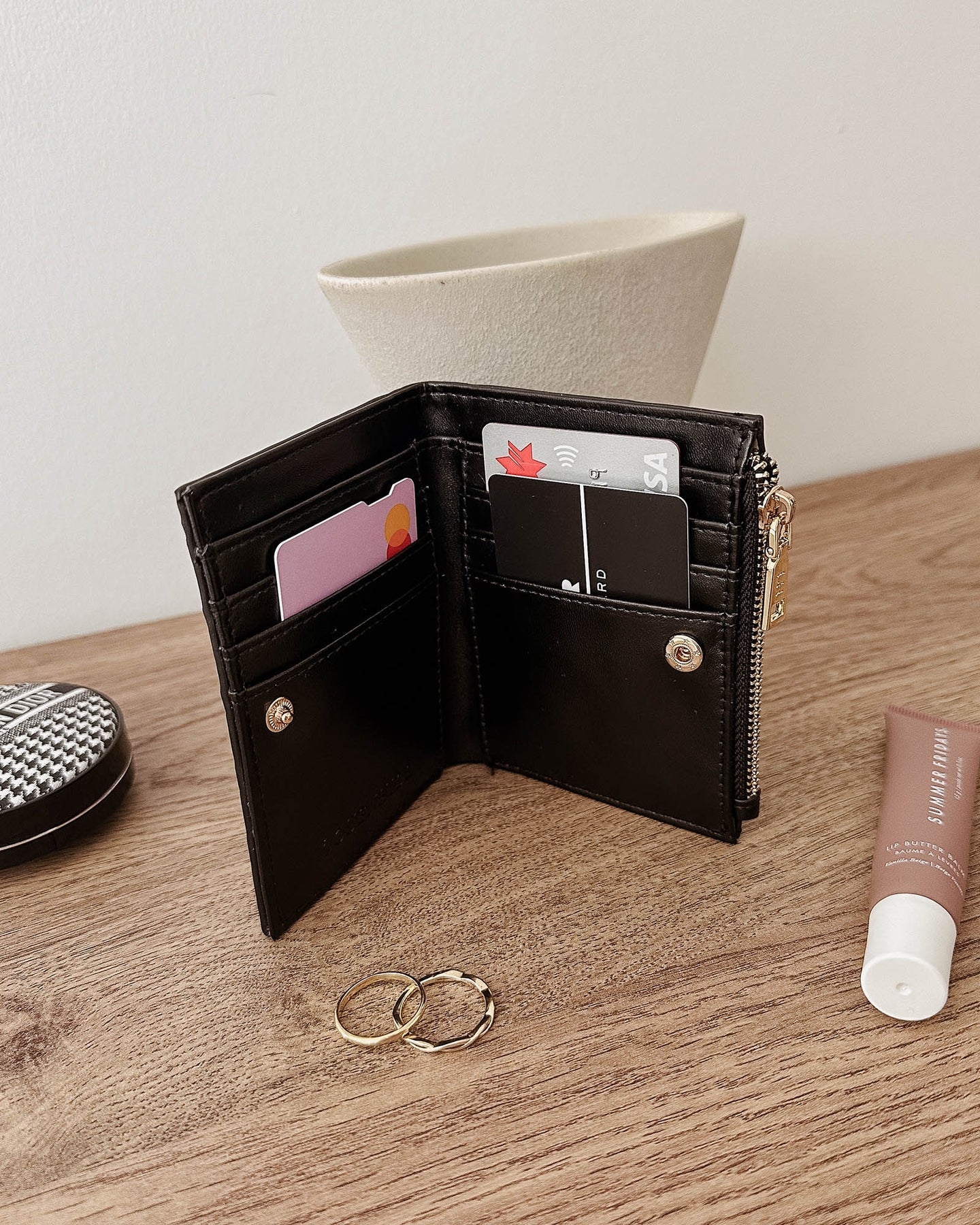 Louenhide Lily Wallet - Woven Black