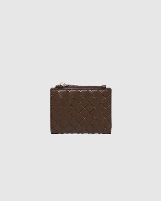 Louenhide Lily Wallet - Woven Chocolate