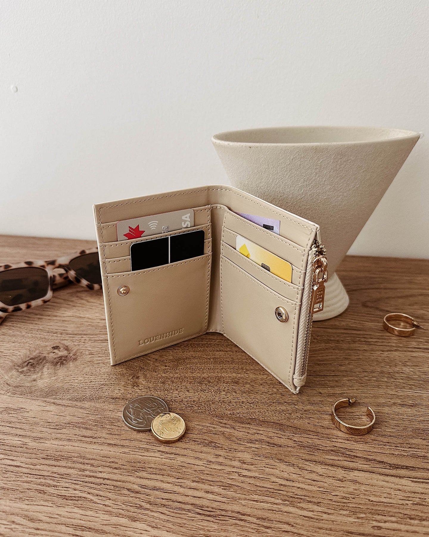 Louenhide Lily Wallet - Woven Malt
