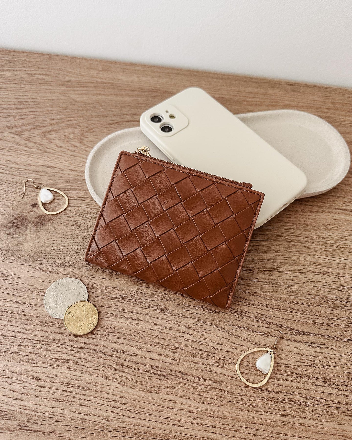 Louenhide Lily Wallet - Woven Tan