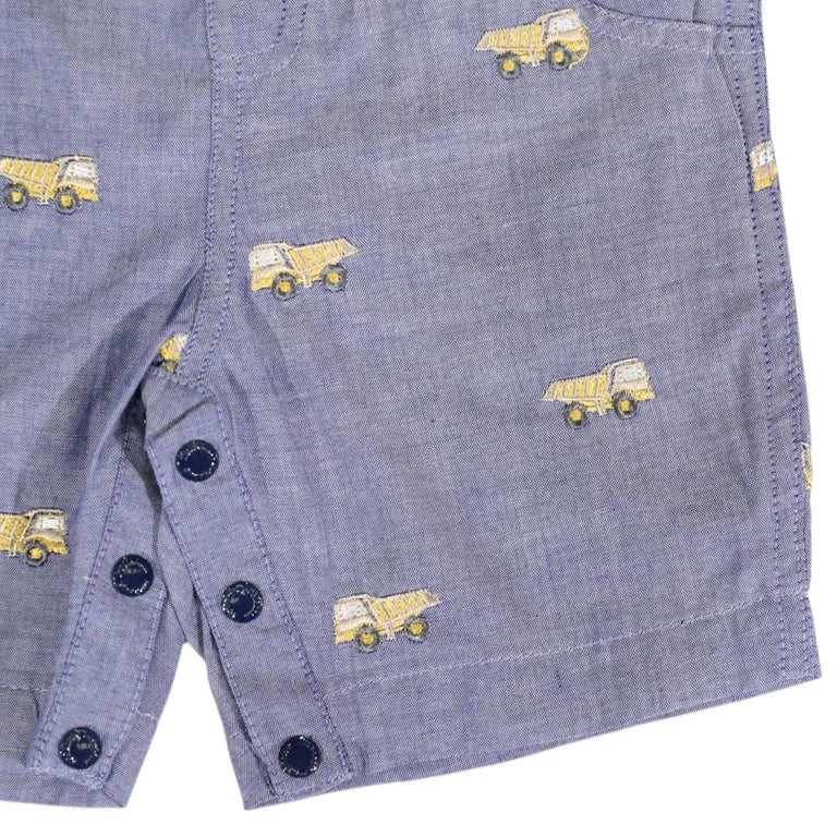 Korango Truck Chambray Overall - Dark