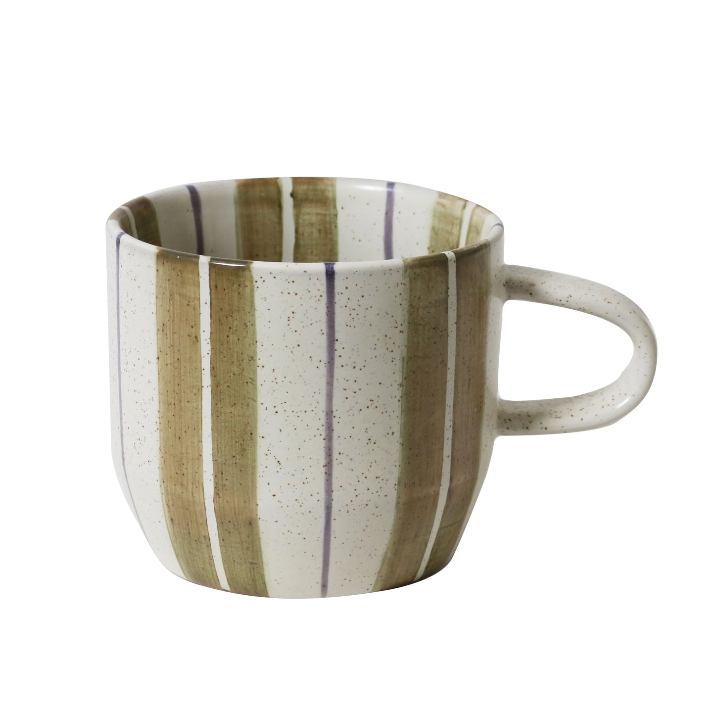 Olive Stripe Mug - Cats Pyjamas