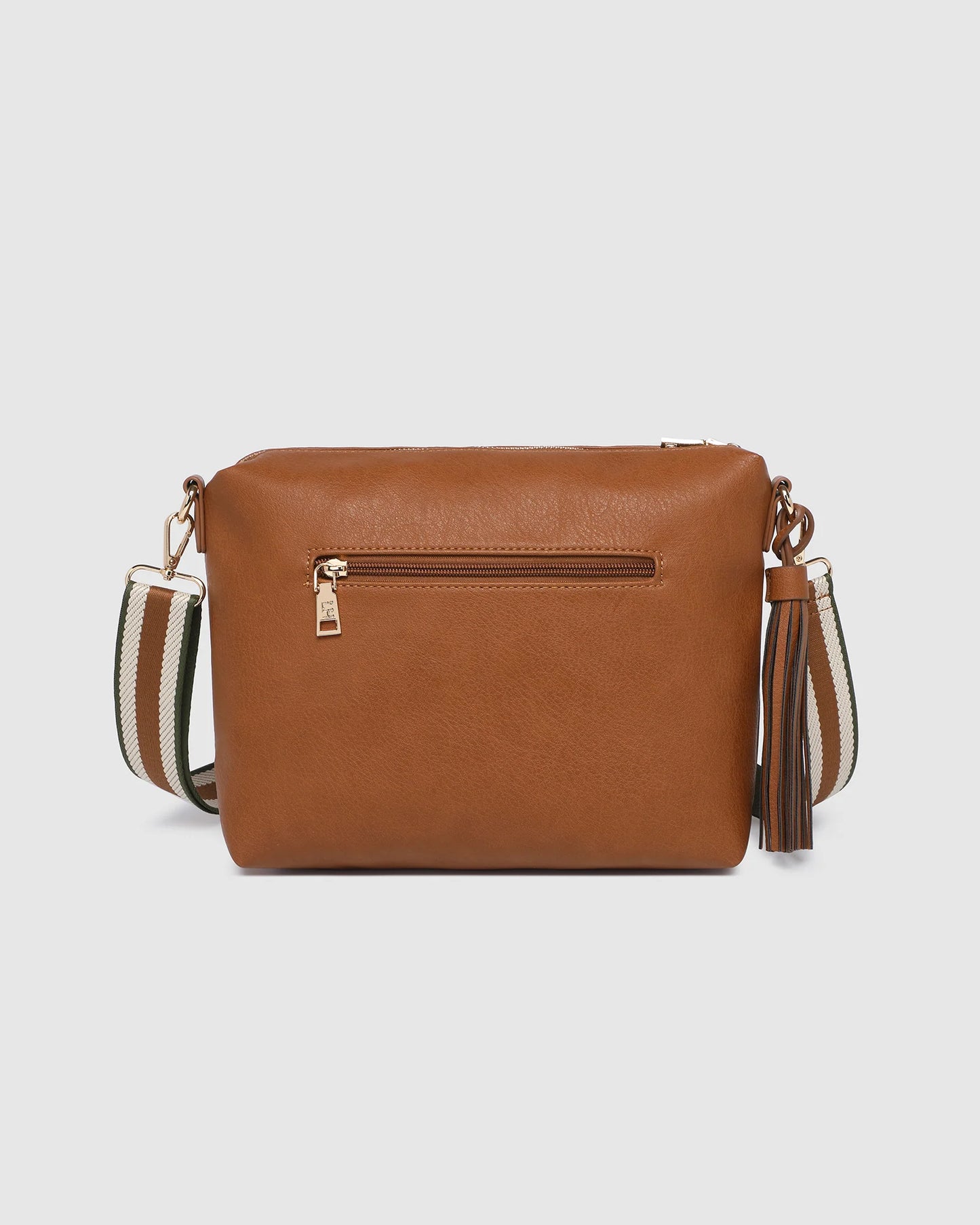 Louenhide Daisy Stripe Crossbody Bag | Tan