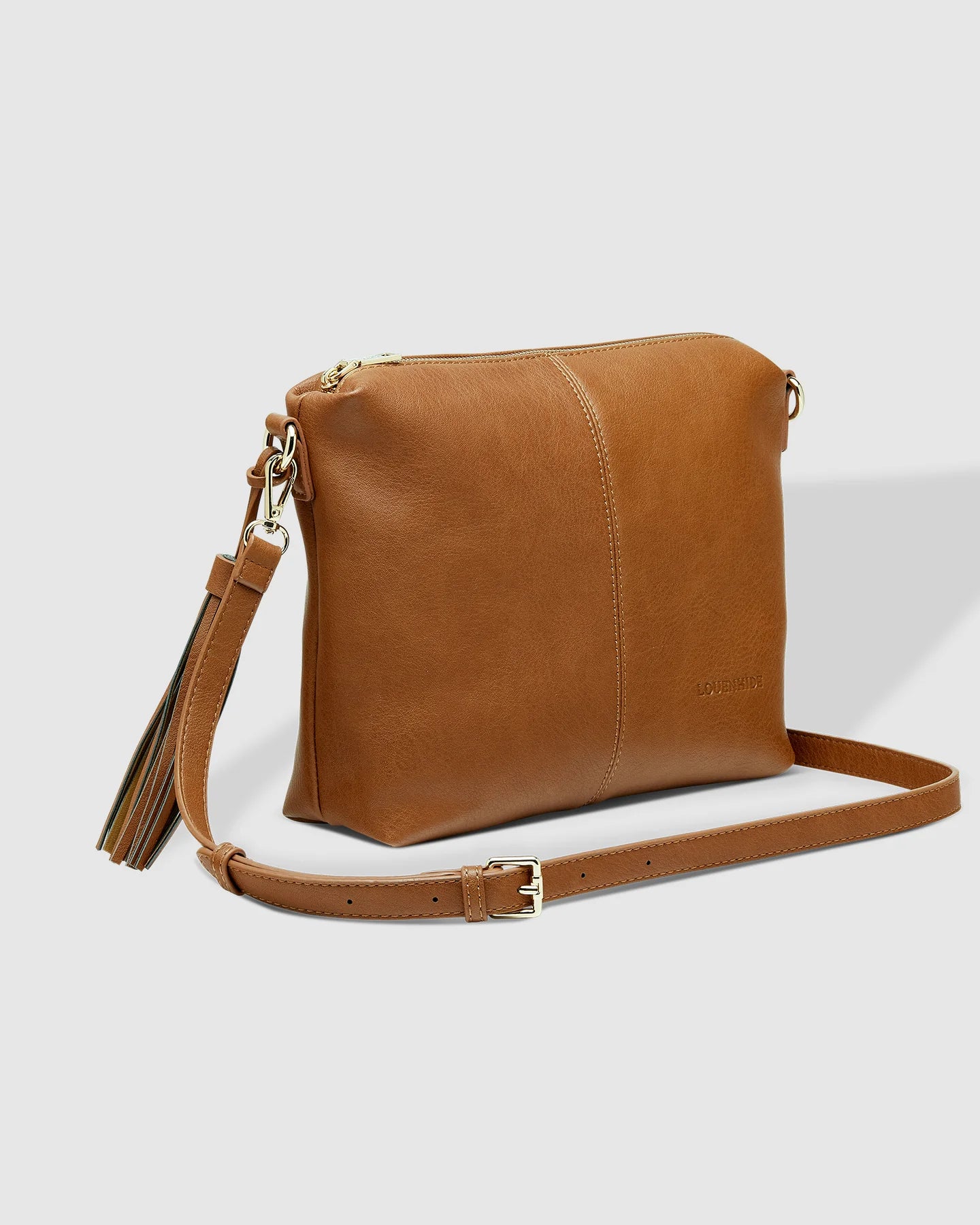 Louenhide Daisy Stripe Crossbody Bag | Tan