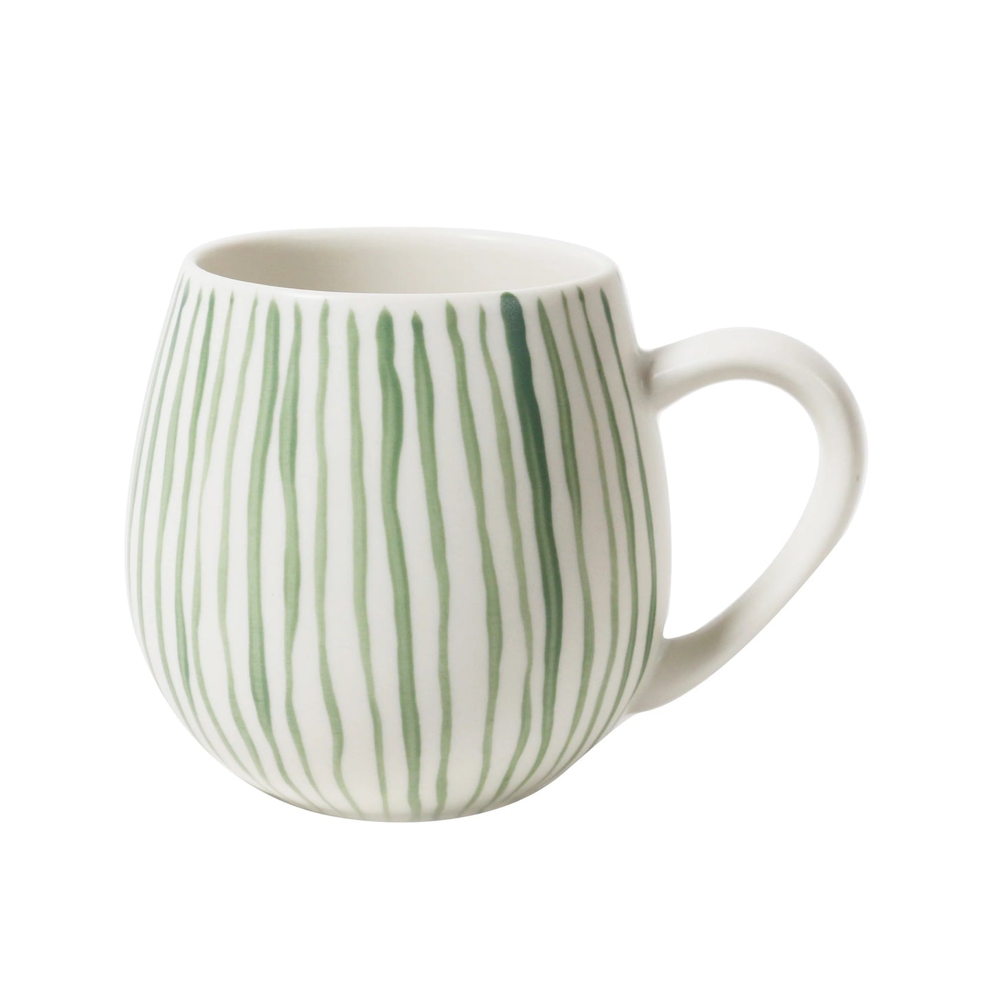 Set of 4 Hug Me Mugs - Olive Brush