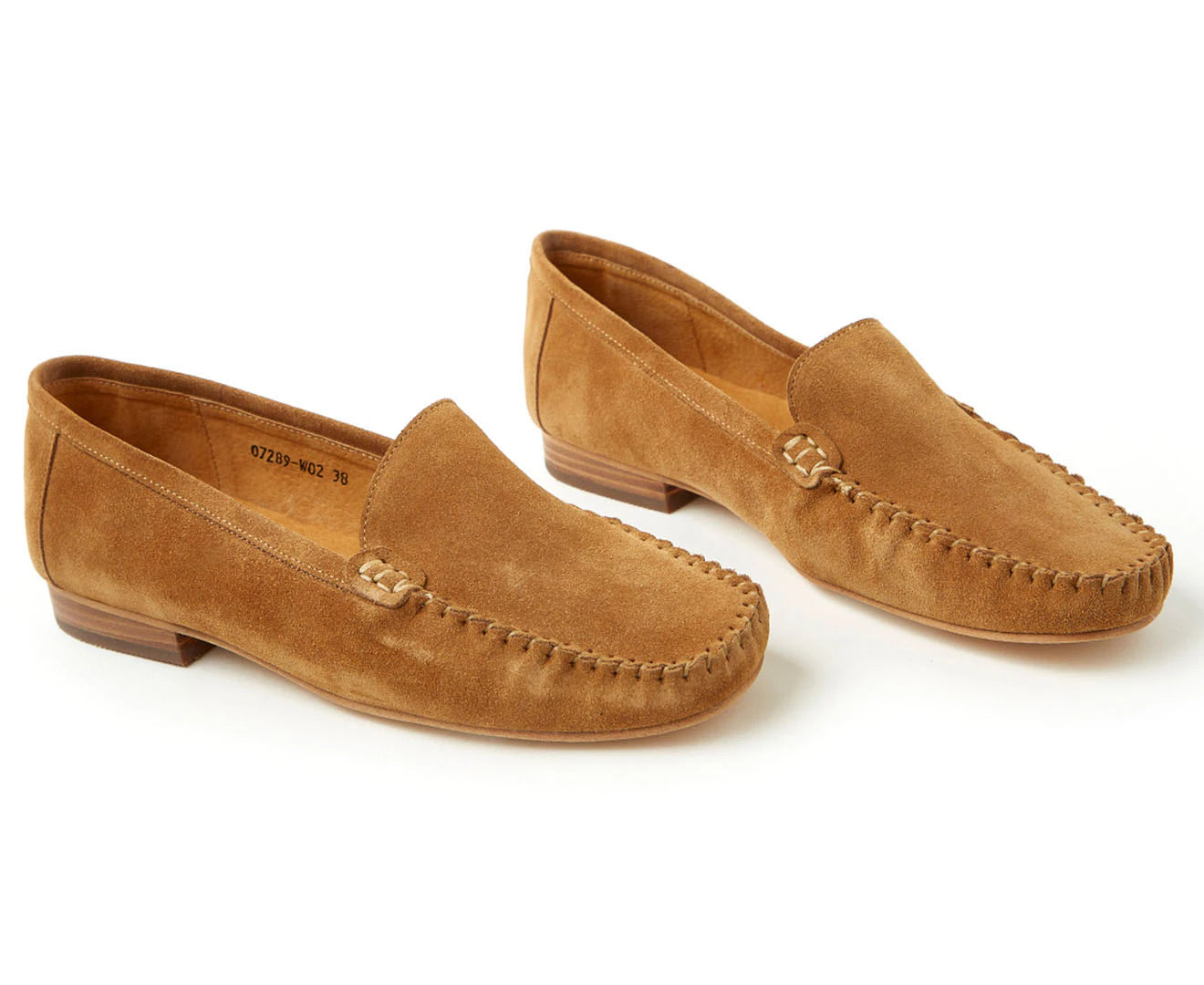 Walnut Cigar Suede Loafer | Sand