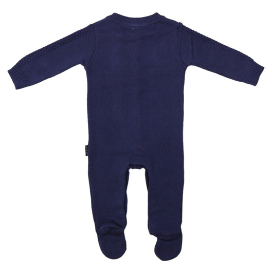Korango Textured Knit Romper | Navy