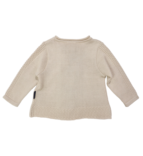 Korango Double Breasted Textured Knit Jacket | Tapioca