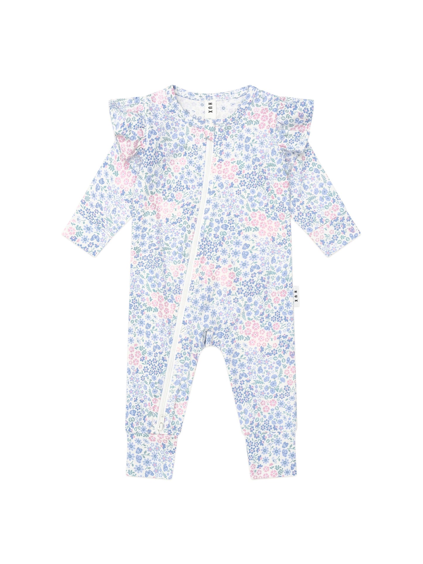 Huxbaby Flower Garden Frill Romper