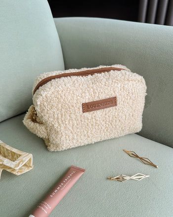 Louenhide Casper Makeup Bag | Beige