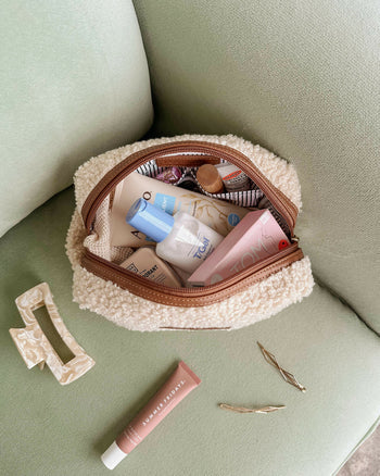 Louenhide Casper Makeup Bag | Beige