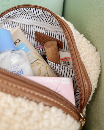 Louenhide Casper Makeup Bag | Beige