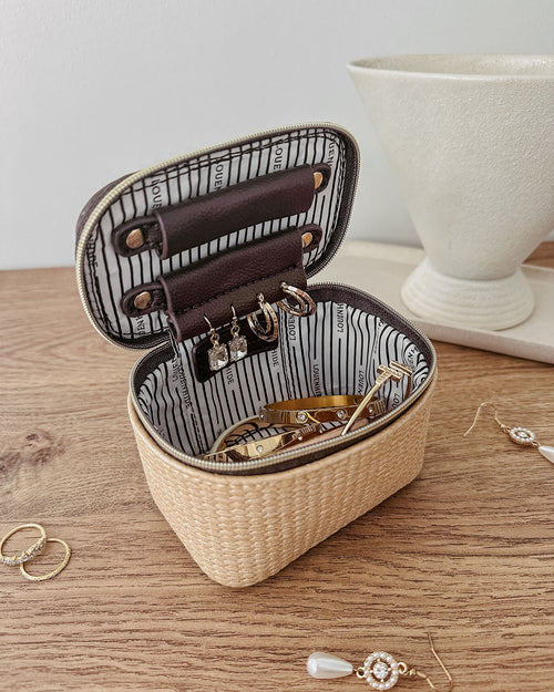 Louenhide Trudy Jewellery Box | Natural Chocolate
