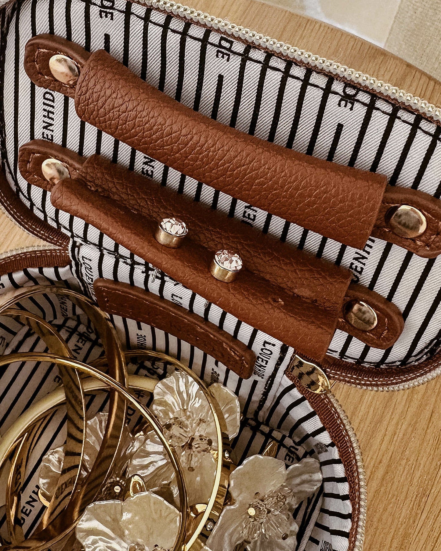 Louenhide Trudy Jewellery Box | Natural Tan