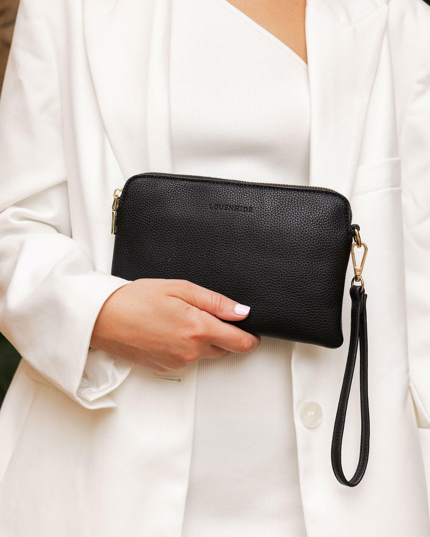 Louenhide Poppy Clutch | Black