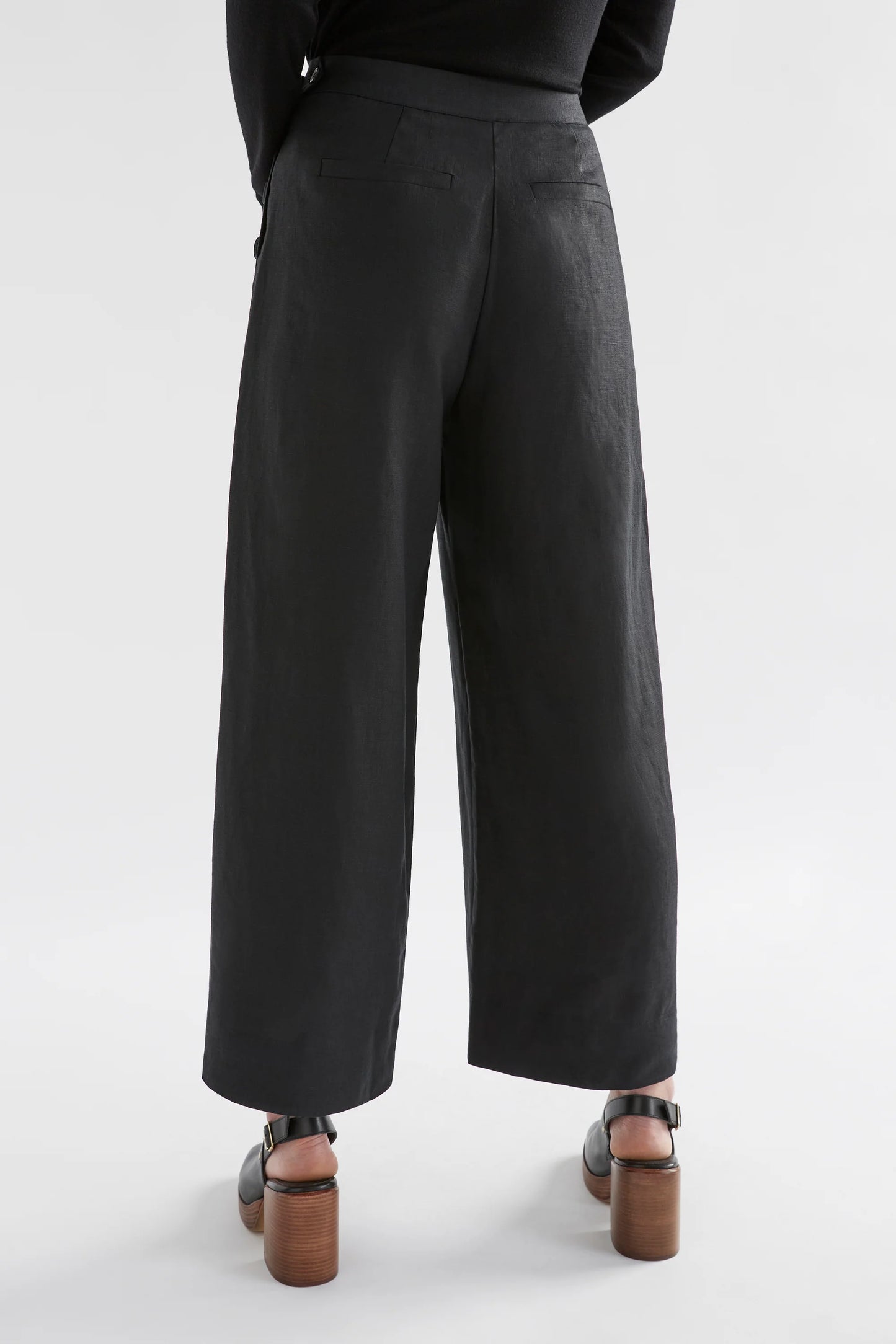 Elk Hersom Linen Pant | Black