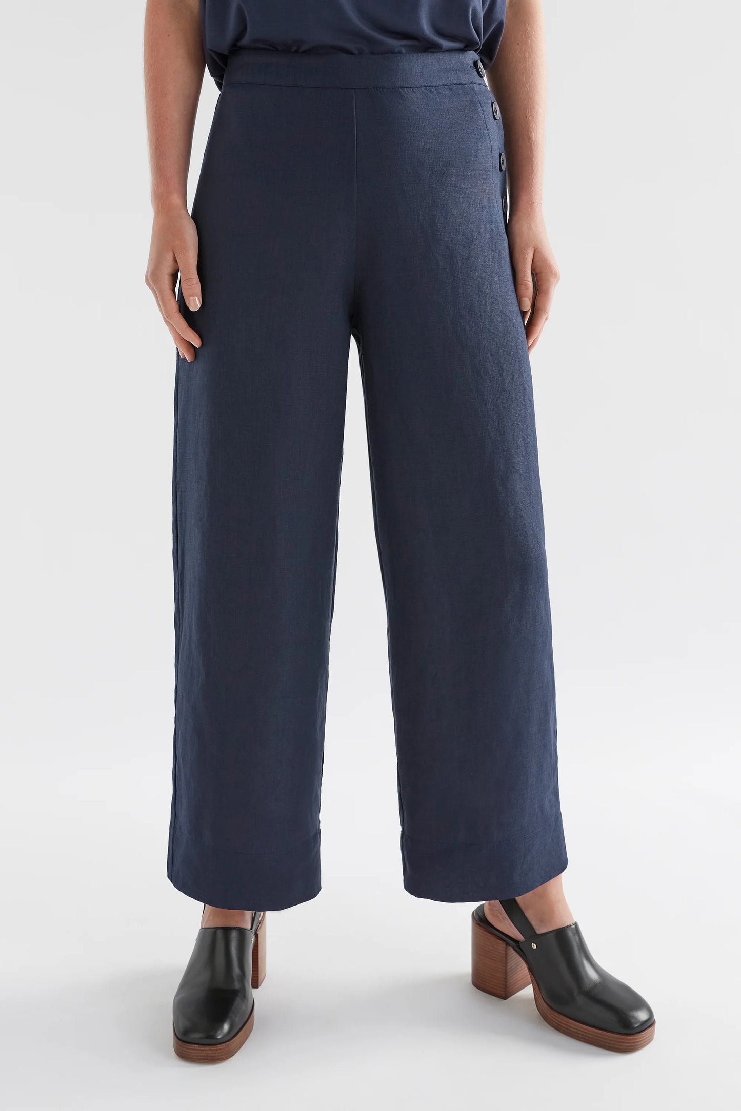 Elk Hersom Linen Pant | Moonlight