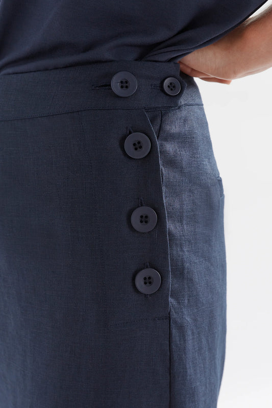 Elk Hersom Linen Pant | Moonlight