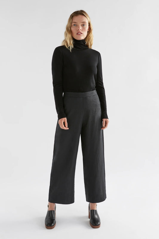Elk Hersom Linen Pant | Black