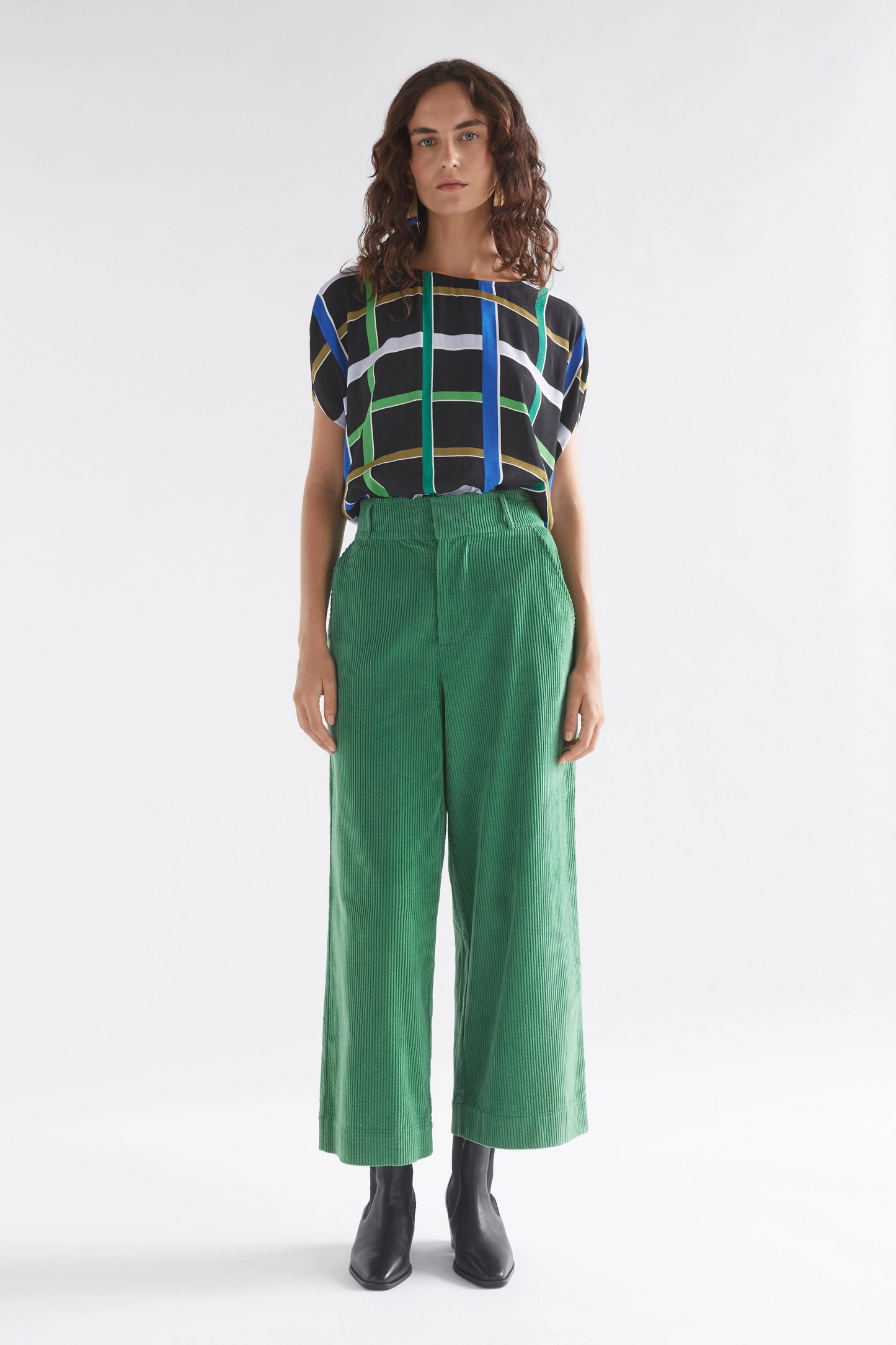 Elk Cord Pant- Sea Green