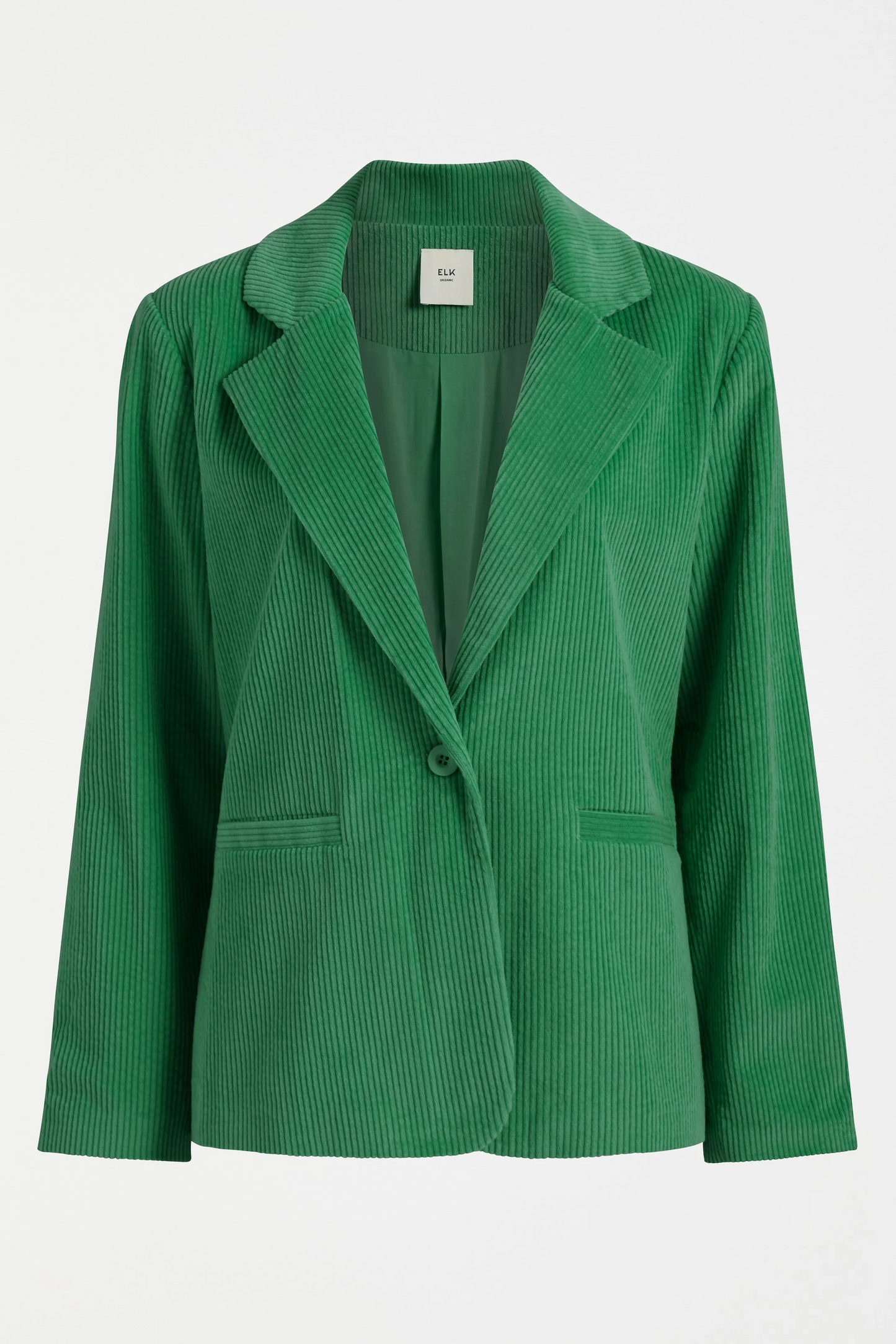 Elk Rhes Cord Blazer- Sea Green