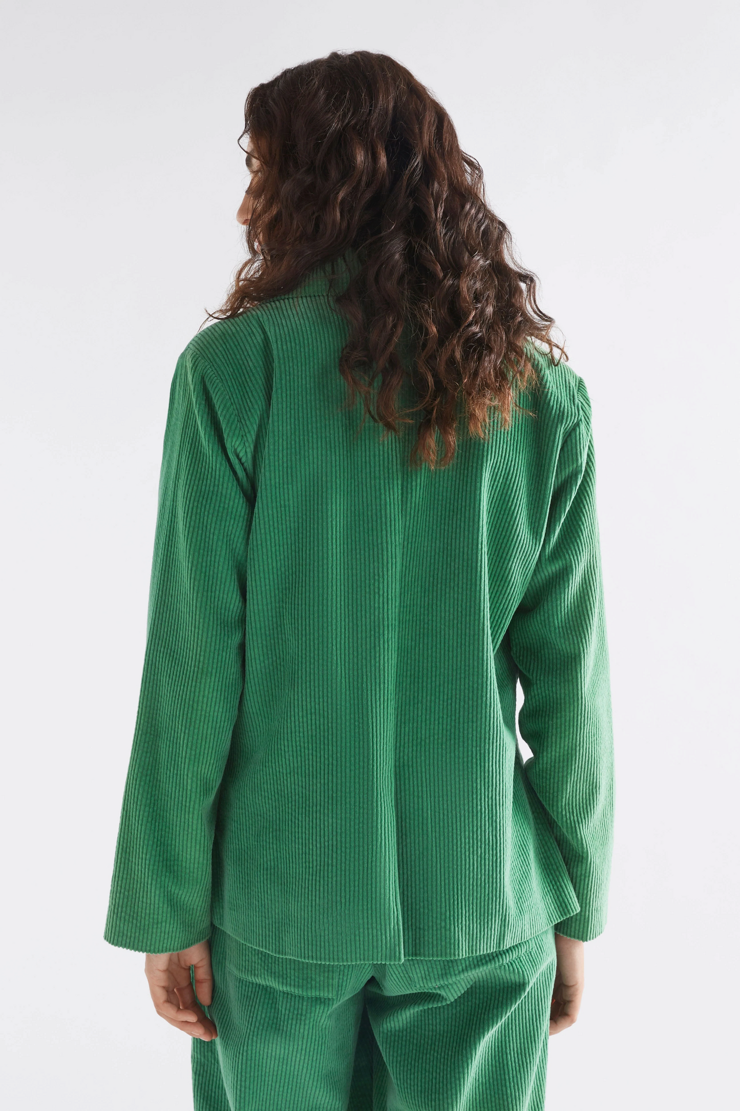 Elk Rhes Cord Blazer- Sea Green