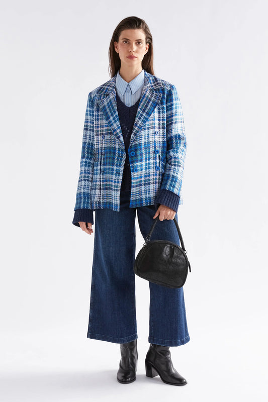 Elk Ranie Jacket | Blue Multi Check