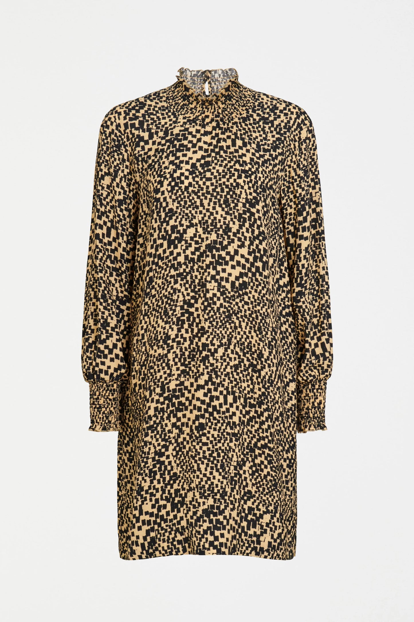 Elk Veda Dress | Beige Sinda Print