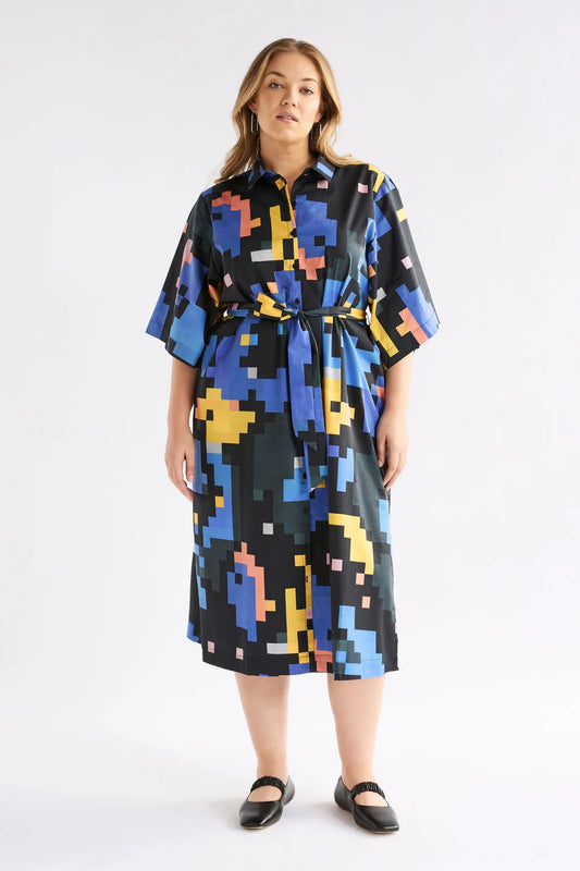 ELK Grand Shirt Dress - Lucent Print