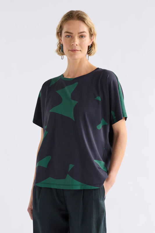 Elk Haki Short Sleeve T-Shirt - Teal Terra