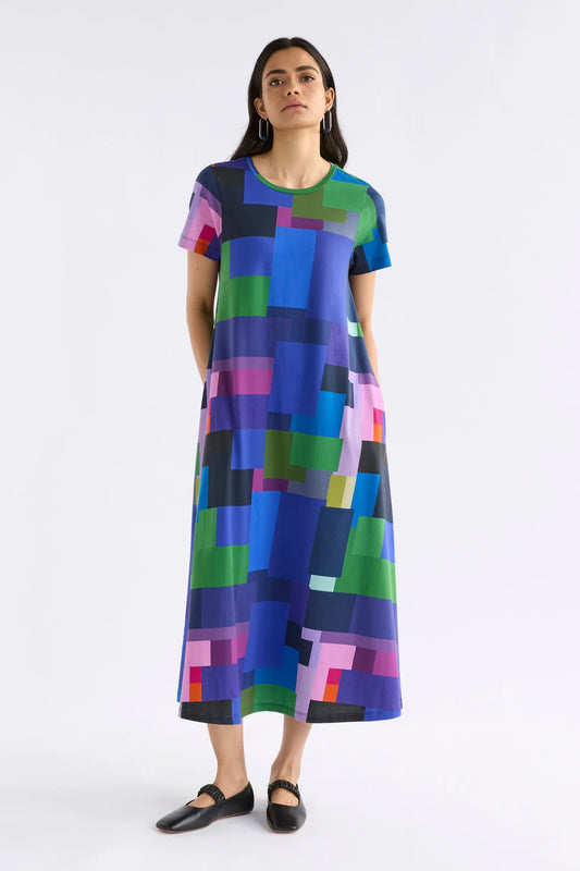 Elk Sigel T-Shirt Dress - Lucent Tee Print
