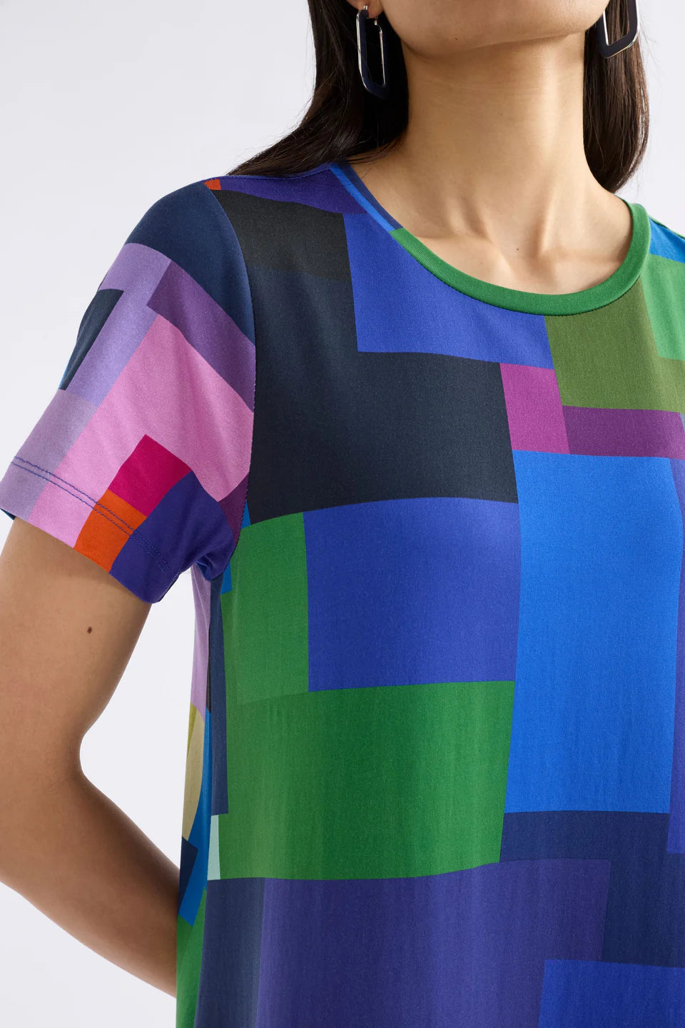 Elk Sigel T-Shirt Dress - Lucent Tee Print