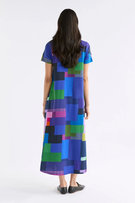 Elk Sigel T-Shirt Dress - Lucent Tee Print