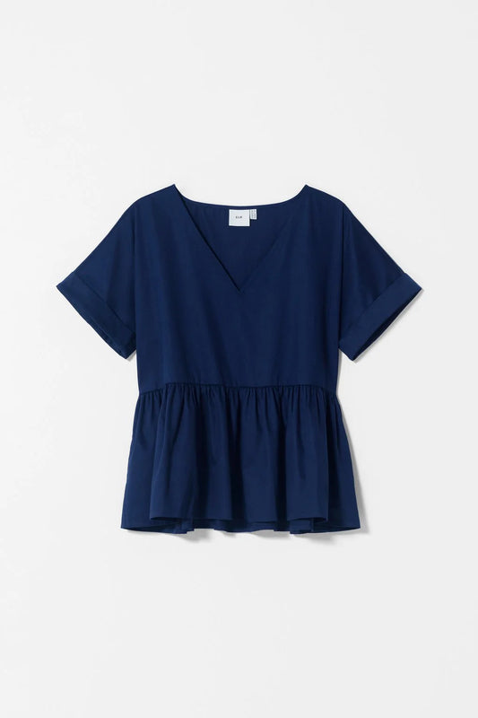 Elk Karis Smock Top- Blue